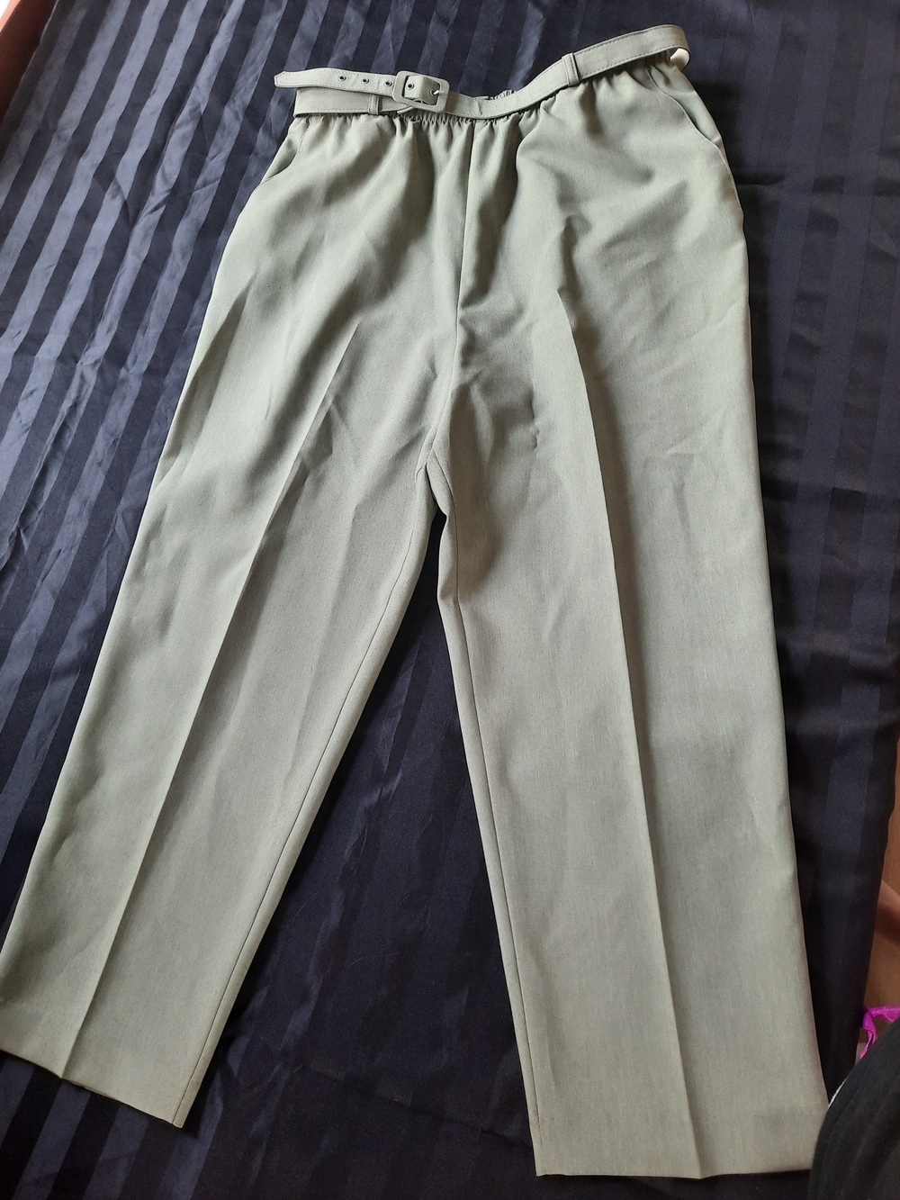 Vtg Woman's TanJay Sage Green Blazer And Pant Set - Picture 3 of 6